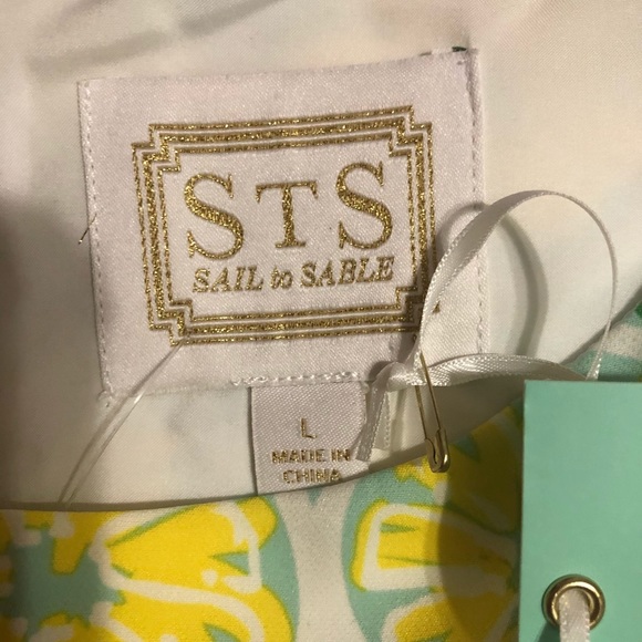 Sail To Sable Women’s Sleeveless Lemon Print Dress - Picture 8 of 10